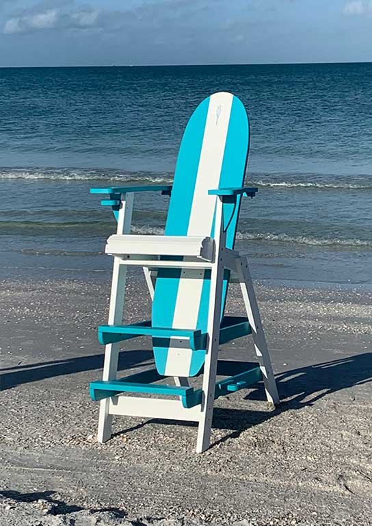 Island Time Lifeguard Longboard Chair